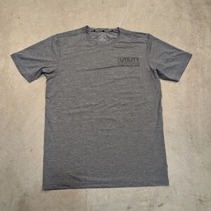 Vanquish Utility Gray Short Sleeve Men's XL Gray Gym Workout